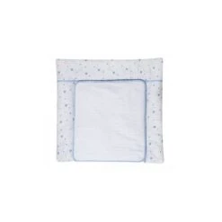 Schardt Wickelauflage Herzchen Hellblau 80x75 Cm - Inkl. Abnehmbarem Frotteebezug