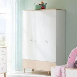 Paidi Ylvie Kleiderschrank 3 Türen 1 Schubkasten Schubkasten Natur - Aktionspreis